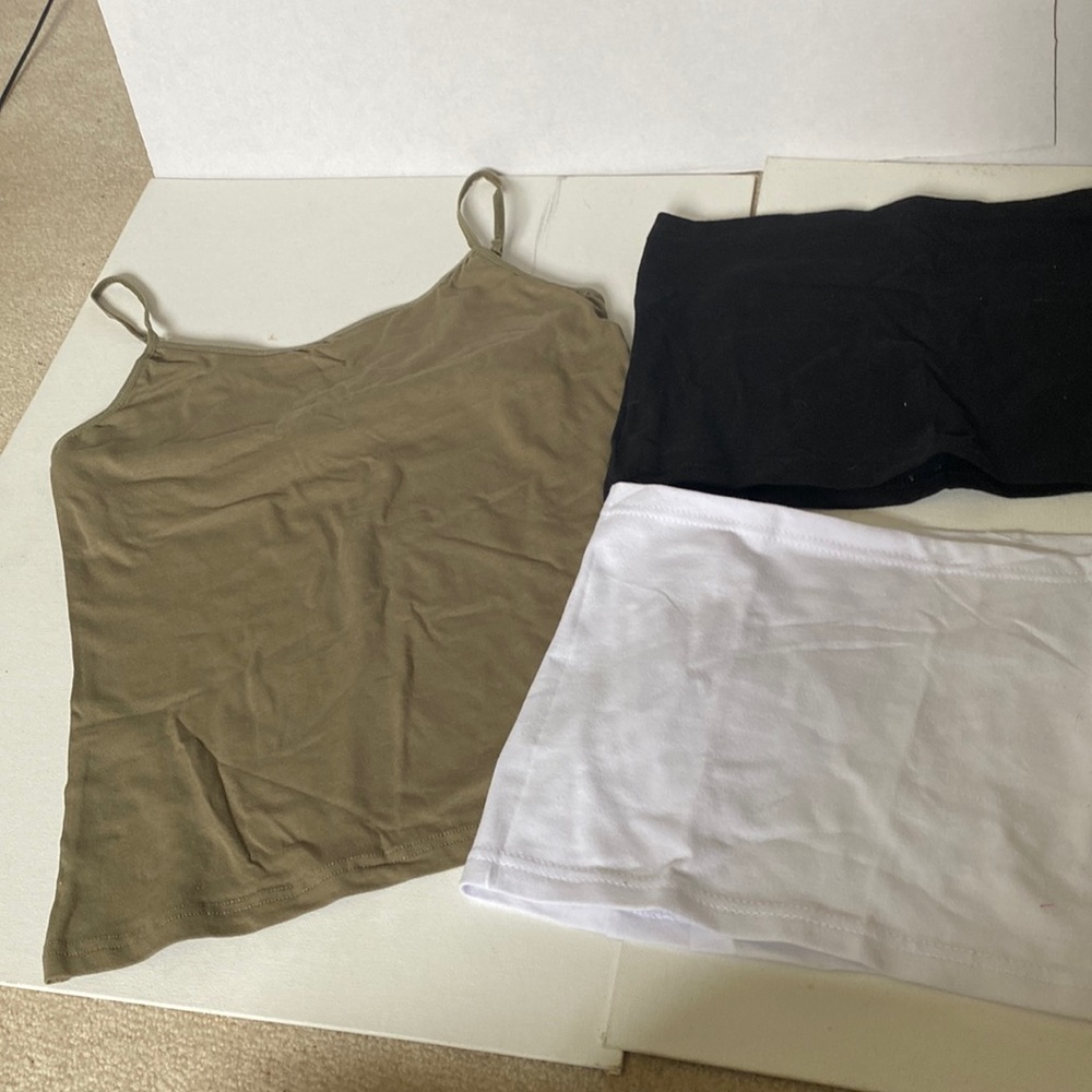 NWOT Bundle of One Tank Top and Two Tube Tops